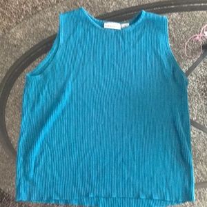 Croft and barrow blue top